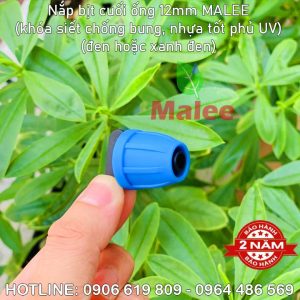 Bịt ống 12mm Malee (Khóa siết chống bung chống sì nước)