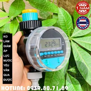 Bộ timer hẹn giờ đóng mở van tưới cây tự động dùng pin ML-6121 Thái Lan (Bảo hành 12 tháng)(Nước yếu vẫn tưới tốt, không giảm áp lực nước)