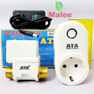 Bộ tưới cây wifi điều khiển từ xa có hẹn giờ qua điện thoại TĐW-01 (Bảo hành 12 tháng)(Phần mềm tiếng việt, không giới hạn khoảng cách)