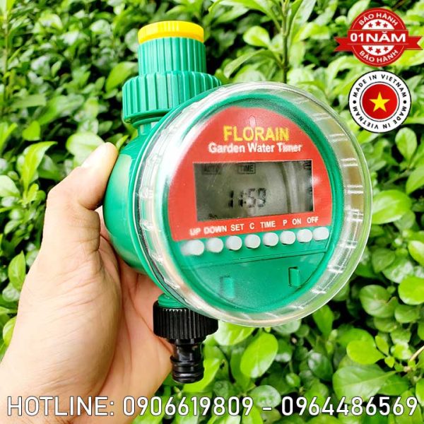 Đồng hồ hẹn giờ đóng mở nước tự động bằng pin FL-01P