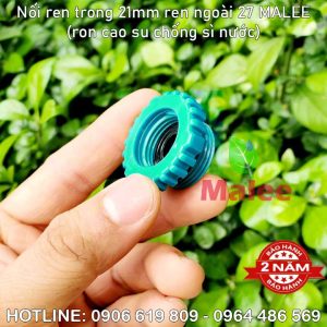 Nối ren trong 21mm ren ngoài 27mm Malee