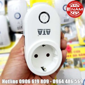 Ổ cắm hẹn giờ wifi điều khiển từ xa qua app điện thoại ATA (Phần mềm tiếng việt, không giới hạn khoản cách)