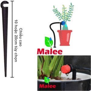 Que cắm 10cm gốc giữ đỡ đầu tưới nhỏ giọt Flora (Tùy chọn chiều cao 10cm hoặc 20cm)