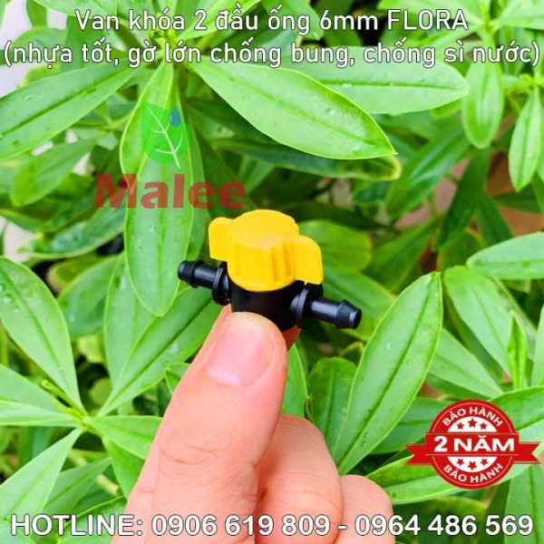 Van khóa ống 6ly Malee